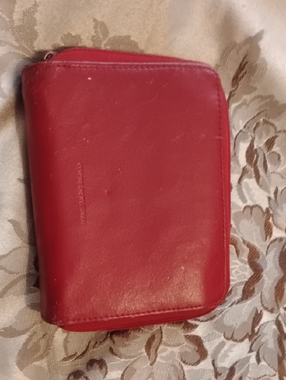 Red Leather Wallet